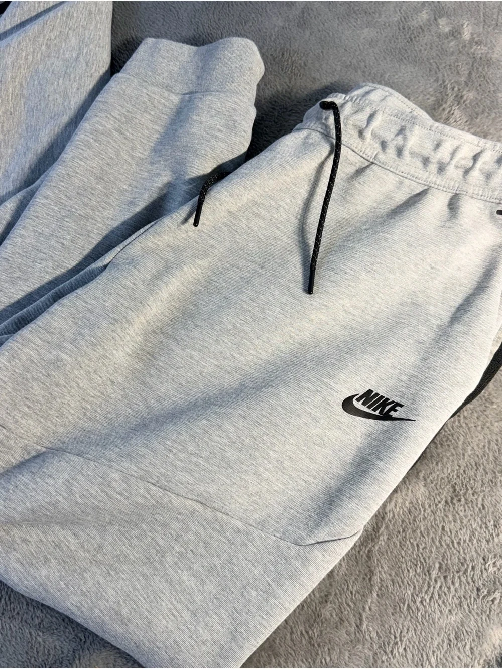 Nike Tech Sweatsuit Grey Size XL 2 piece Set